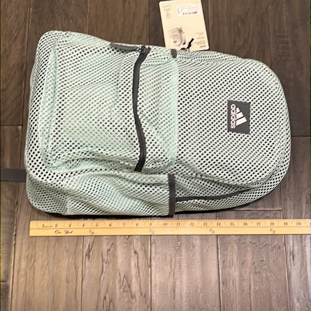 Adidas Hermosa 2 Mesh Backpack School Bag new aqua new Mens Womens Unisex - Picture 5 of 14